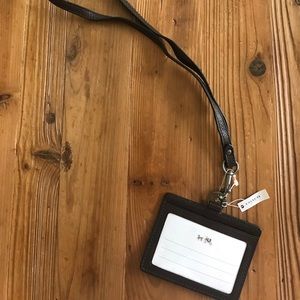 Coach ID lanyard carrier
